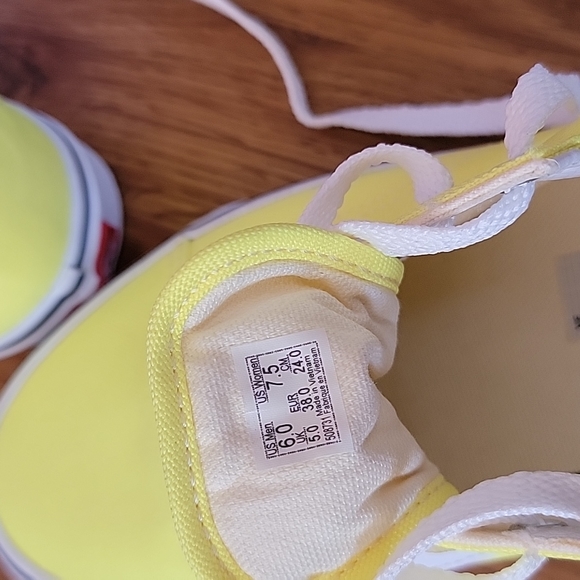 Neon Yellow Vans - Picture 6 of 8